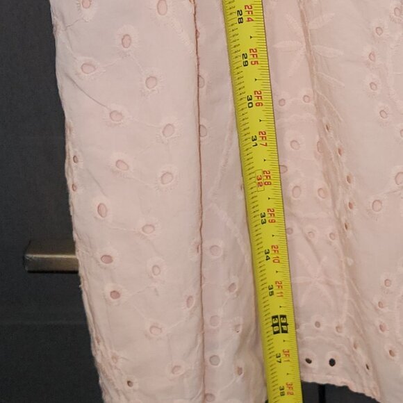 Women's eyelet dress pink - Picture 4 of 7